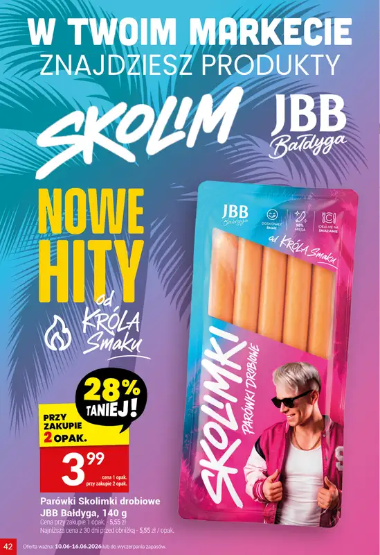 Twój Market - gazetka promocyjna Gazetka od środy 10.06 do wtorku 16.06 - strona 42