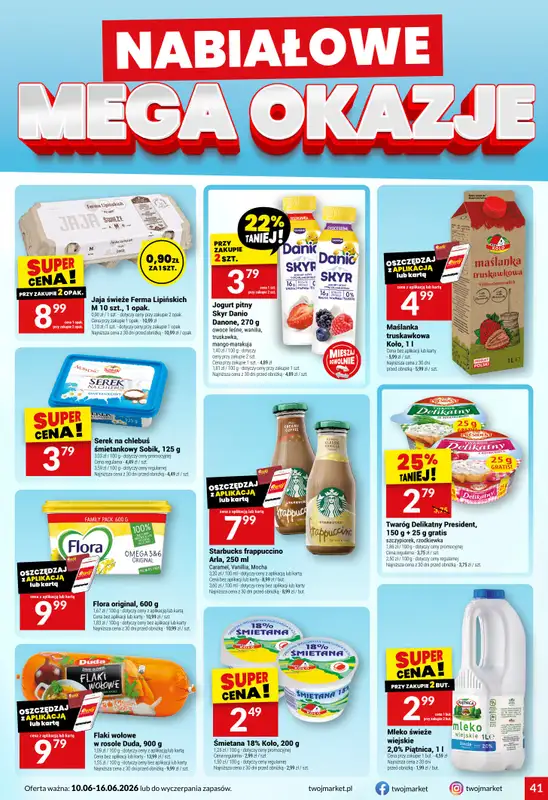 Twój Market - gazetka promocyjna Gazetka od środy 10.06 do wtorku 16.06 - strona 41