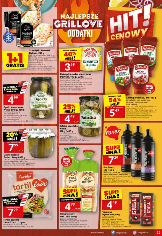 Twój Market - gazetka promocyjna Gazetka od środy 10.06 do wtorku 16.06 - strona 15