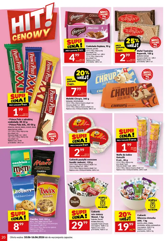 Twój Market - gazetka promocyjna Gazetka od środy 10.06 do wtorku 16.06 - strona 20