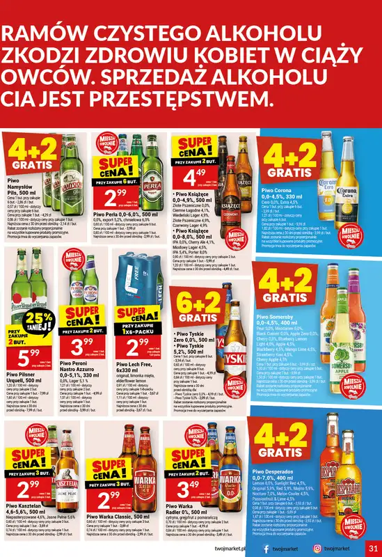 Twój Market - gazetka promocyjna Gazetka od środy 10.06 do wtorku 16.06 - strona 31