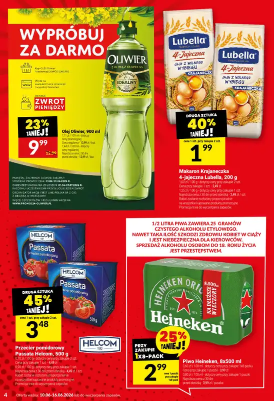 Twój Market - gazetka promocyjna Gazetka od środy 10.06 do wtorku 16.06 - strona 4