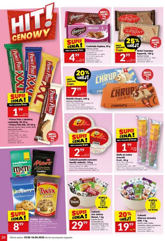 Twój Market - gazetka promocyjna Gazetka od środy 10.06 do wtorku 16.06 - strona 20