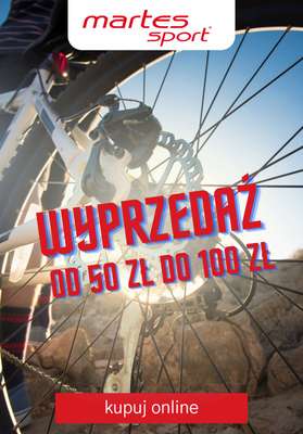 Martes Sport - gazetka promocyjna Wyprzedaż od 50 zł do 100 zł od wtorku 09.06 