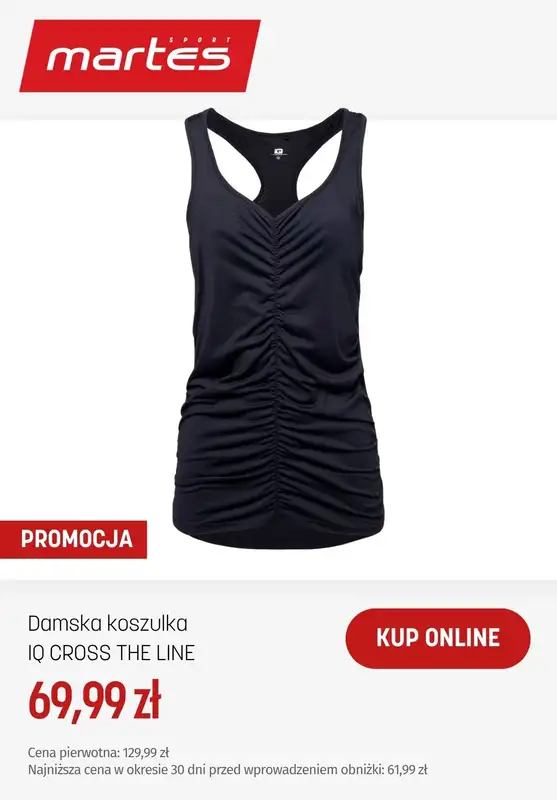 Martes Sport - gazetka promocyjna Wyprzedaż od 50 zł do 100 zł od wtorku 09.06  - strona 6