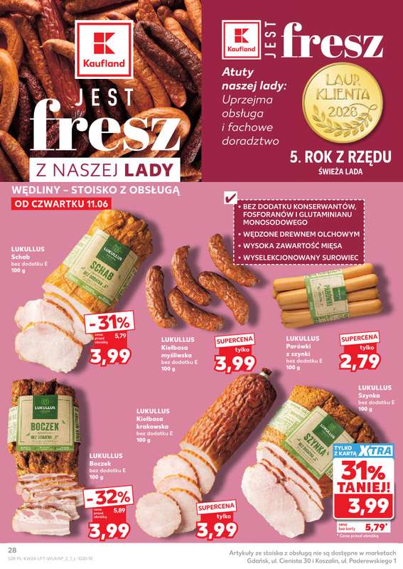 Kaufland - gazetka promocyjna Gazetka Tygodnia od czwartku 11.06 do środy 17.06 - strona 28