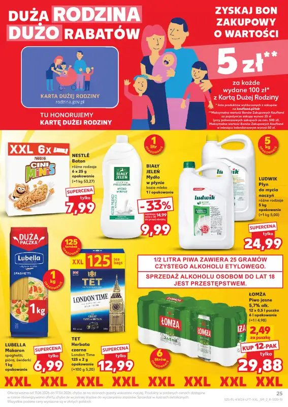 Kaufland - gazetka promocyjna Gazetka Tygodnia od czwartku 11.06 do środy 17.06 - strona 25