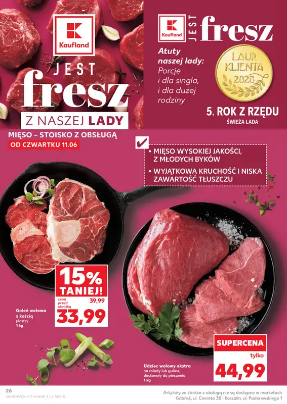 Kaufland - gazetka promocyjna Gazetka Tygodnia od czwartku 11.06 do środy 17.06 - strona 26