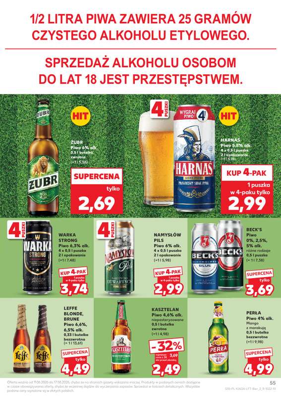 Kaufland - gazetka promocyjna Gazetka Tygodnia od czwartku 11.06 do środy 17.06 - strona 55