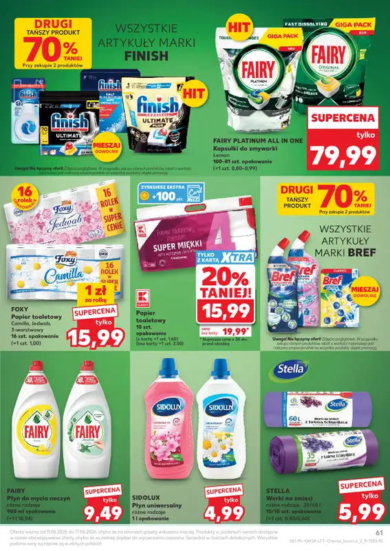 Kaufland - gazetka promocyjna Gazetka Tygodnia od czwartku 11.06 do środy 17.06 - strona 61