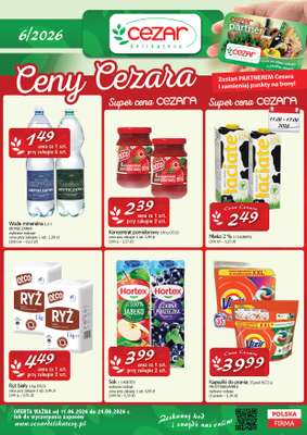 CEZAR Delikatesy - gazetka promocyjna Gazetka od czwartku 11.06 do środy 24.06