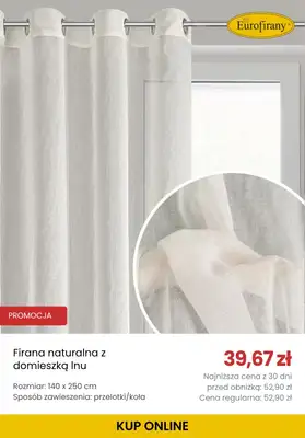 BEST SALE - gazetka promocyjna Eurofirany | Do -25% na firany od wtorku 09.06  - strona 8