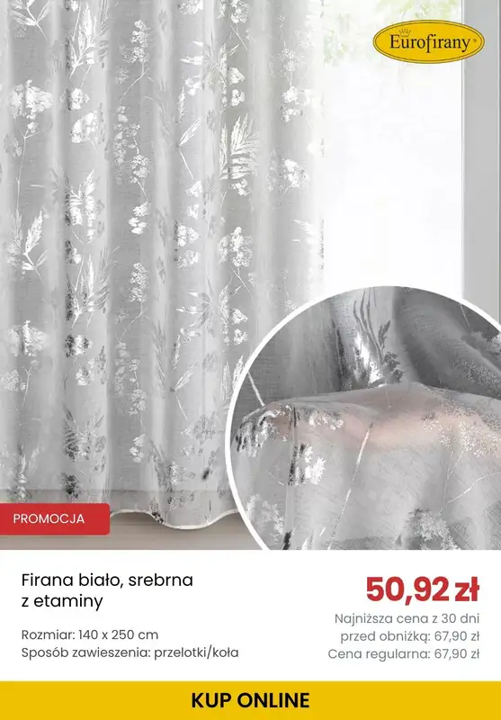 BEST SALE - gazetka promocyjna Eurofirany | Do -25% na firany od wtorku 09.06  - strona 5