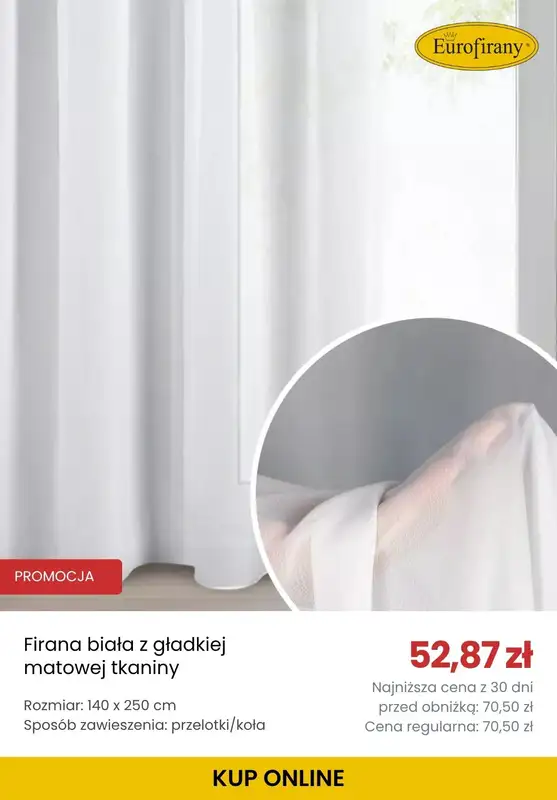 BEST SALE - gazetka promocyjna Eurofirany | Do -25% na firany od wtorku 09.06  - strona 4