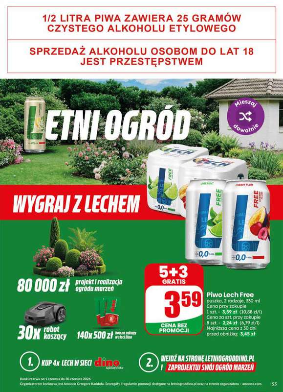 Dino - gazetka promocyjna Gazetka 24 / 2026 od środy 10.06 do wtorku 16.06 - strona 55