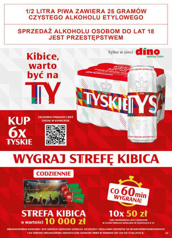 Dino - gazetka promocyjna Gazetka 24 / 2026 od środy 10.06 do wtorku 16.06 - strona 59