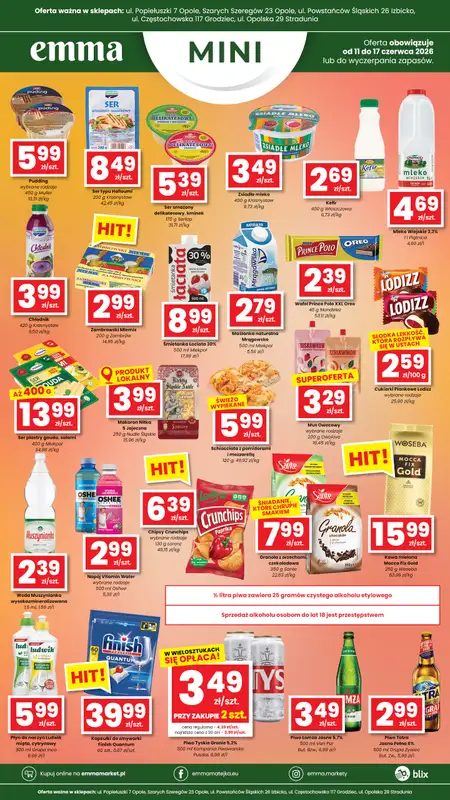 emma MARKET - gazetka promocyjna Plakaty promocyjne - Emma Mini od czwartku 11.06 do środy 17.06 - strona 2