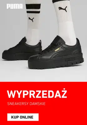 BEST SALE - gazetka promocyjna Puma | Wyprzedaż sneakersów damskich od wtorku 09.06 
