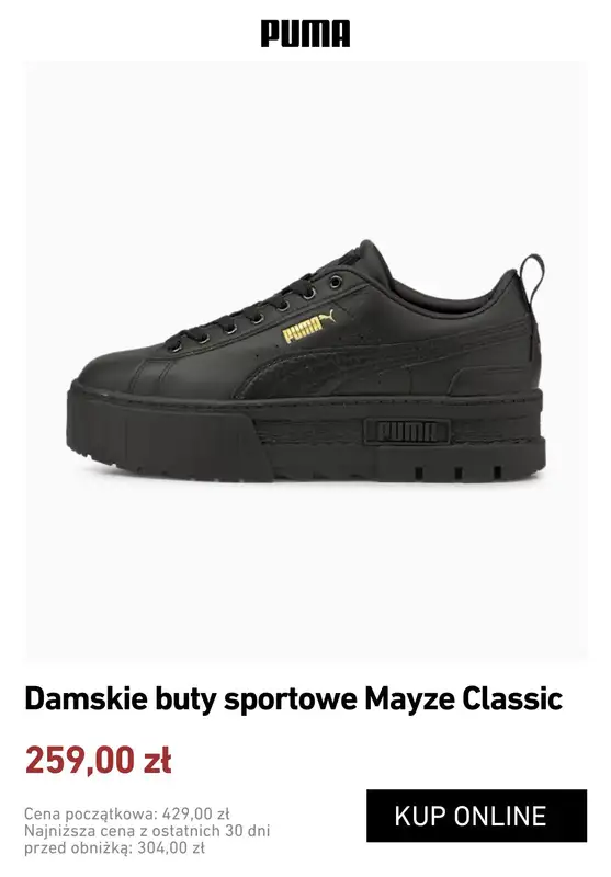 BEST SALE - gazetka promocyjna Puma | Wyprzedaż sneakersów damskich od wtorku 09.06  - strona 3