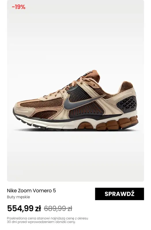 BEST SALE - gazetka promocyjna Nike | Wyprzedaż sneakersów od wtorku 09.06  - strona 9