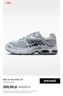 BEST SALE - gazetka promocyjna Nike | Wyprzedaż sneakersów od wtorku 09.06  - strona 2
