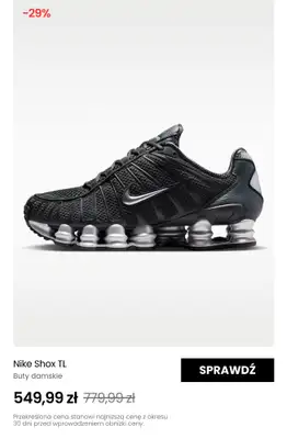 BEST SALE - gazetka promocyjna Nike | Wyprzedaż sneakersów od wtorku 09.06  - strona 8