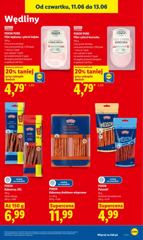 Lidl - gazetka promocyjna Oferta od czwartku od czwartku 11.06 do soboty 13.06 - strona 53