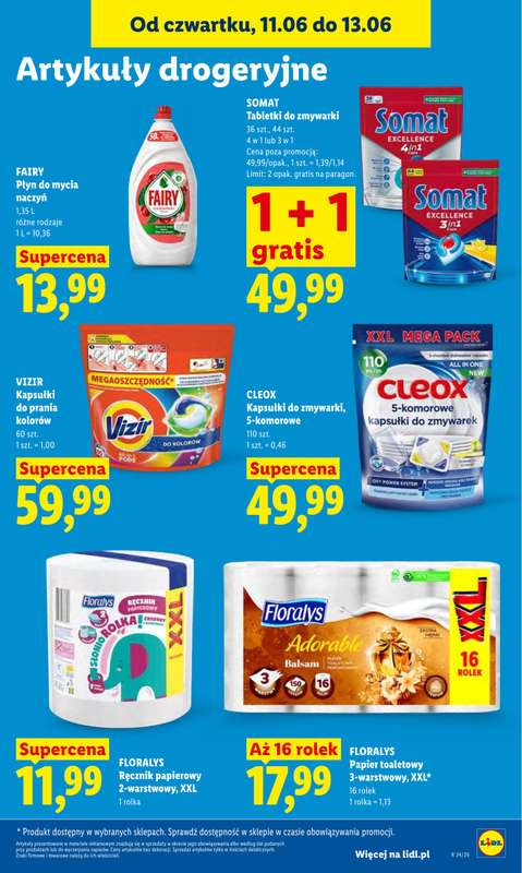 Lidl - gazetka promocyjna Oferta od czwartku od czwartku 11.06 do soboty 13.06 - strona 91