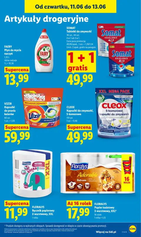 Lidl - gazetka promocyjna Oferta od czwartku od czwartku 11.06 do soboty 13.06 - strona 91