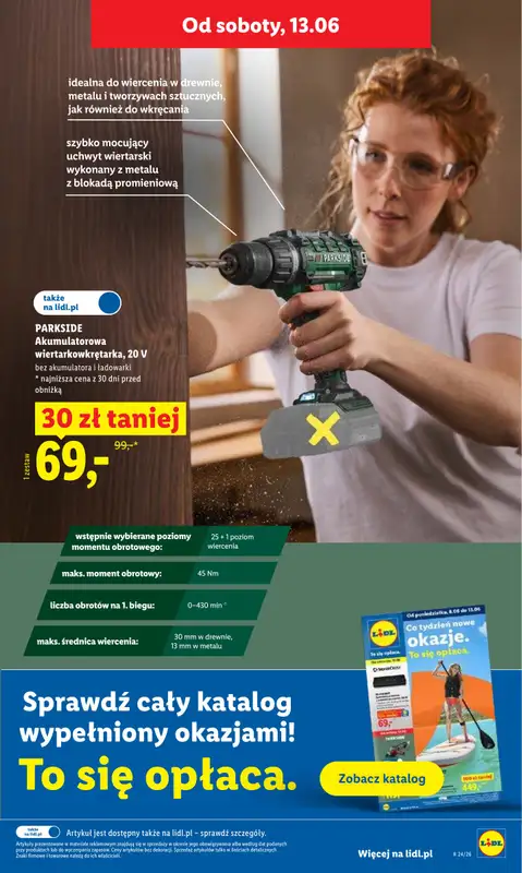 Lidl - gazetka promocyjna Oferta od czwartku od czwartku 11.06 do soboty 13.06 - strona 41