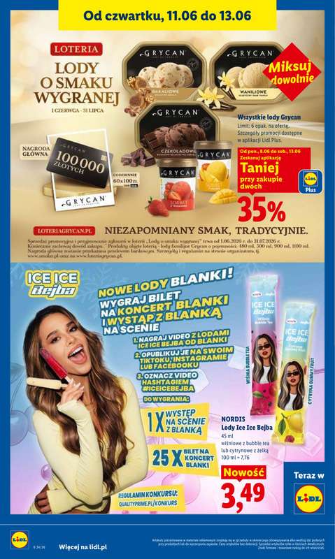 Lidl - gazetka promocyjna Oferta od czwartku od czwartku 11.06 do soboty 13.06 - strona 64