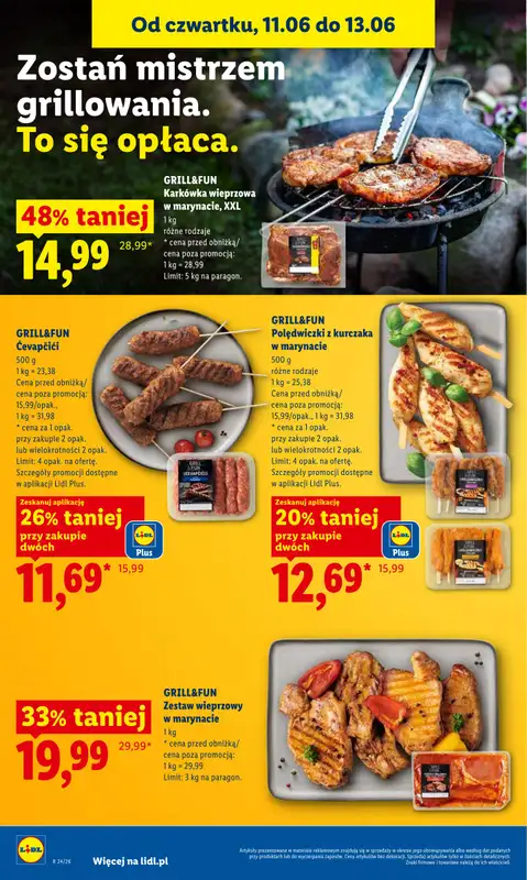 Lidl - gazetka promocyjna Oferta od czwartku od czwartku 11.06 do soboty 13.06 - strona 48
