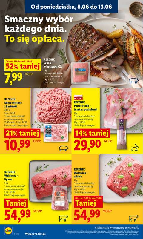 Lidl - gazetka promocyjna Oferta od czwartku od czwartku 11.06 do soboty 13.06 - strona 54