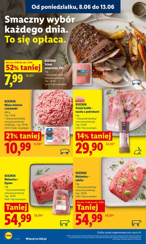 Lidl - gazetka promocyjna Oferta od czwartku od czwartku 11.06 do soboty 13.06 - strona 54