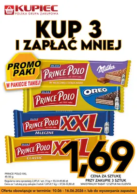 Kupiec - gazetka promocyjna Promopaki od środy 10.06 do wtorku 16.06 - strona 3
