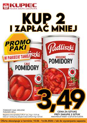 Kupiec - gazetka promocyjna Promopaki od środy 10.06 do wtorku 16.06
