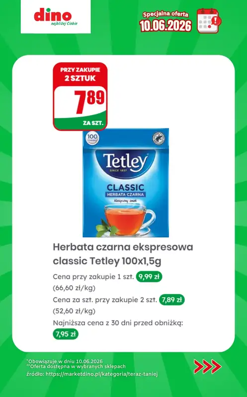 Dino - gazetka promocyjna Specjalna oferta na 10.06.2026 - promocje spoza gazetki od środy 10.06 do środy 10.06 - strona 11