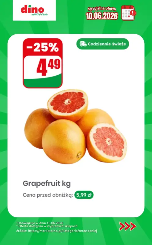 Dino - gazetka promocyjna Specjalna oferta na 10.06.2026 - promocje spoza gazetki od środy 10.06 do środy 10.06 - strona 2
