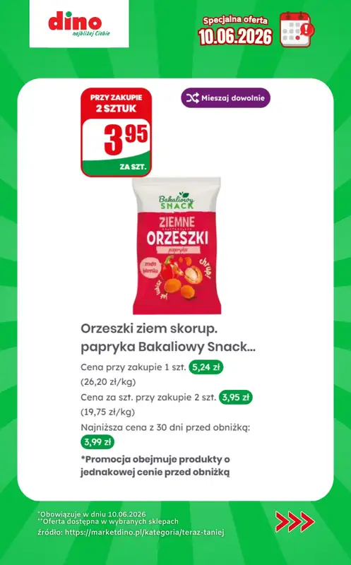 Dino - gazetka promocyjna Specjalna oferta na 10.06.2026 - promocje spoza gazetki od środy 10.06 do środy 10.06 - strona 8