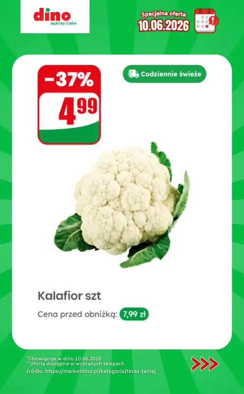 Dino - gazetka promocyjna Specjalna oferta na 10.06.2026 - promocje spoza gazetki od środy 10.06 do środy 10.06 - strona 3
