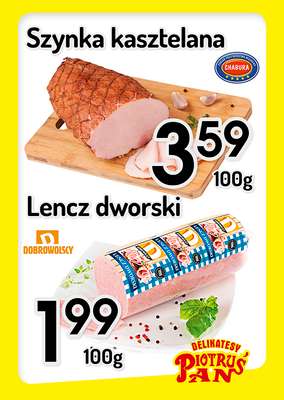 Delikatesy Piotruś Pan - gazetka promocyjna Plakaty promocyjne od środy 10.06 do środy 17.06