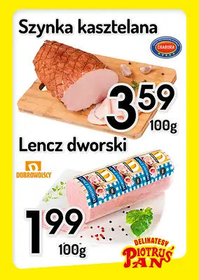 Delikatesy Piotruś Pan - gazetka promocyjna Plakaty promocyjne od środy 10.06 do środy 17.06