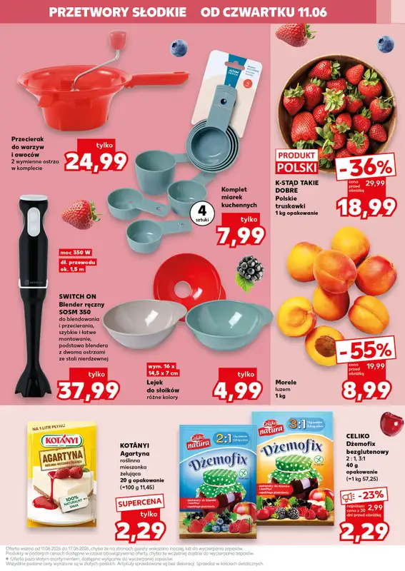 Kaufland - gazetka promocyjna Oferta Kaufland - kochamy przetwory! od czwartku 11.06 do środy 17.06 - strona 7