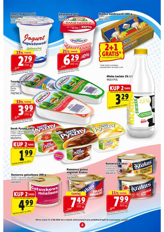 Prim Market - gazetka promocyjna Gazetka od czwartku 11.06 do środy 17.06 - strona 4