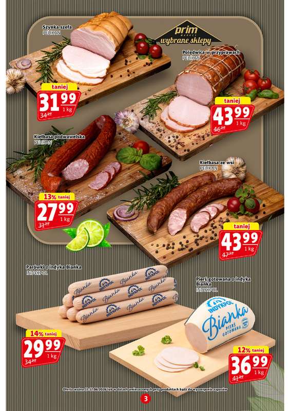 Prim Market - gazetka promocyjna Gazetka od czwartku 11.06 do środy 17.06 - strona 3