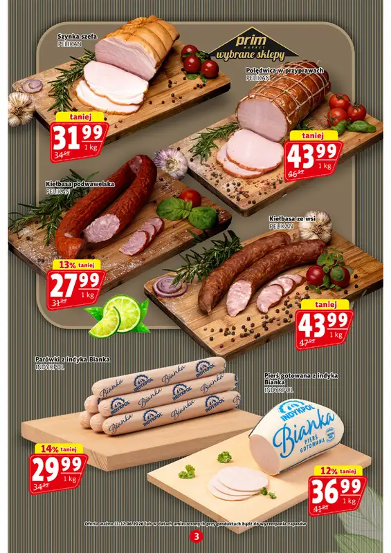 Prim Market - gazetka promocyjna Gazetka od czwartku 11.06 do środy 17.06 - strona 3