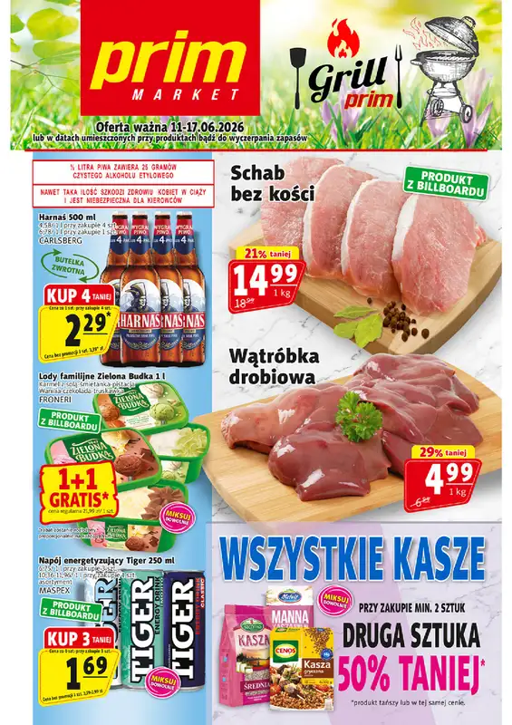 Prim Market - gazetka promocyjna Gazetka od czwartku 11.06 do środy 17.06
