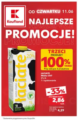 Kaufland - gazetka promocyjna Najlepsze promocje! od czwartku 11.06 