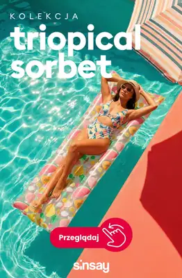 Sinsay - gazetka promocyjna Kolekcja Tropical Sorbet - przygotuj się na lato! od środy 10.06 
