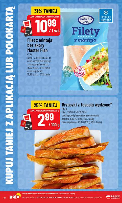 POLOmarket - gazetka promocyjna Kupuj taniej z POLOappką od środy 10.06 do wtorku 16.06 - strona 10
